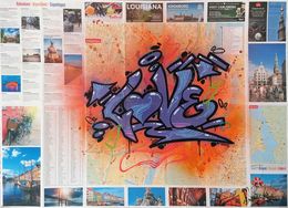 Painting, Love sur Copenhague, Lady K