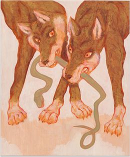 Gemälde, Lady and the tramp, David Surman
