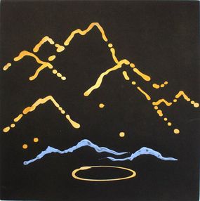 Drucke, Février 2, gravure originale, Albert Merz