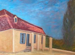 Gemälde, Marquayrol - Paysage rural, Michel Jamet
