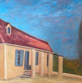 Gemälde, Marquayrol - Paysage rural, Michel Jamet