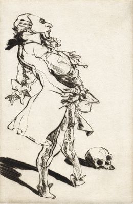 Print, Don Juan, gravure originale, Claude Weisbuch