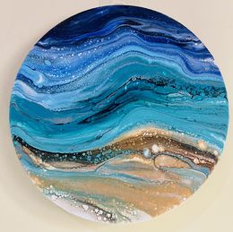 Gemälde, Life is a Beach, Monica Tangen