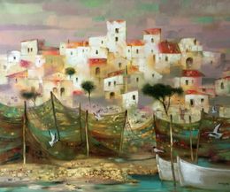 Painting, Fishing nets, Anatoly Tarabanov