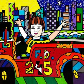 Painting, Logan, Romero Britto