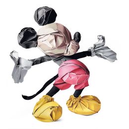 Peinture, Mickey Mouse Origami, Alessandro Paglia