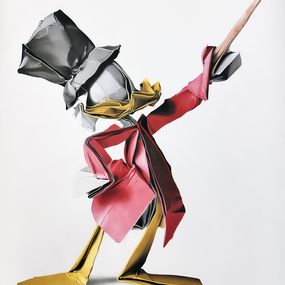 Gemälde, Scrooge McDuck Origami, Alessandro Paglia