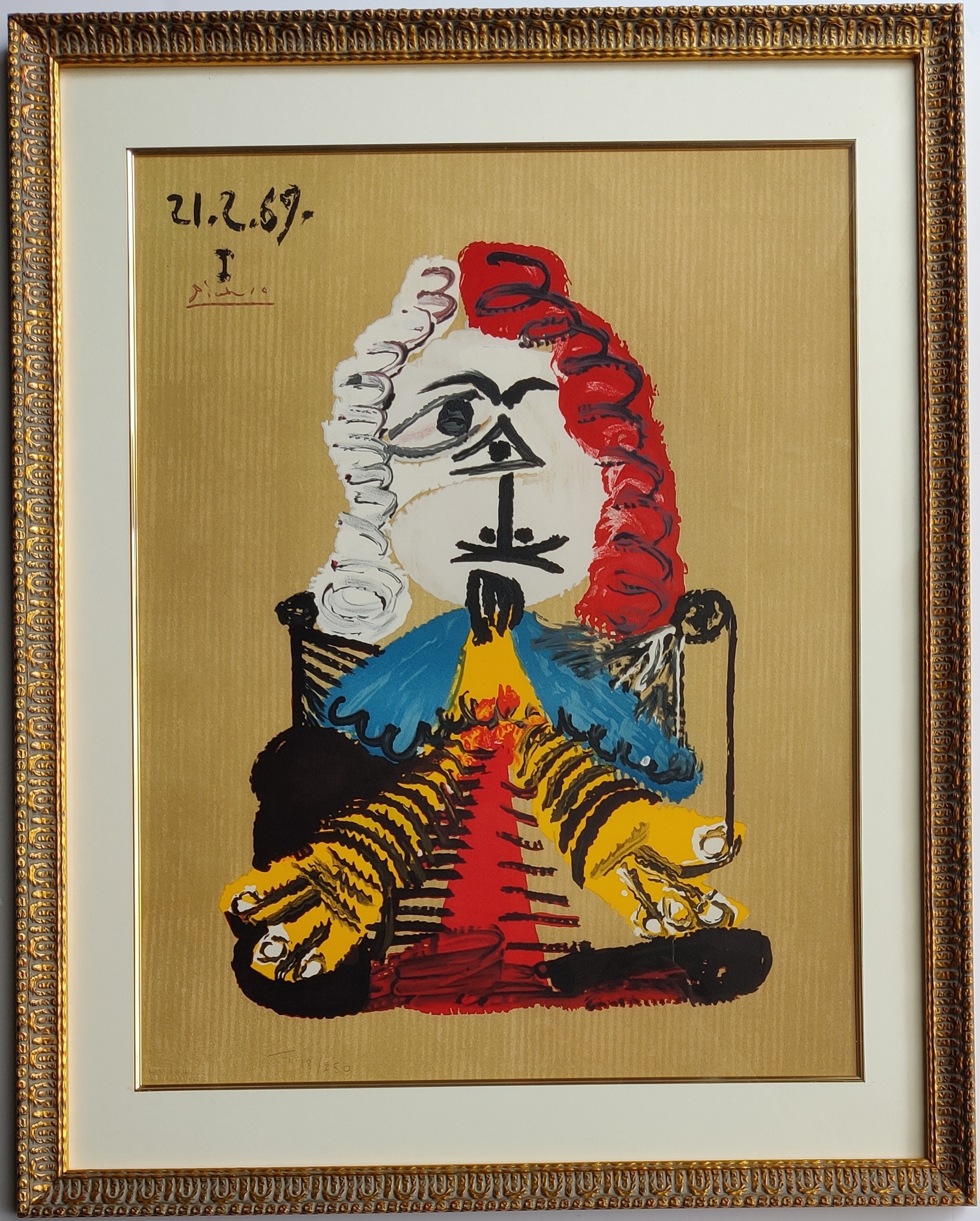 Pablo Picasso, One plate, from Les Portraits Imaginaires (after Pablo Picasso) Pablo Picasso, One plate, from Les Portraits Imaginaires (after Pablo Picasso)