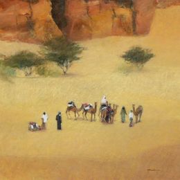 Gemälde, La caravane, Dominique Andrier
