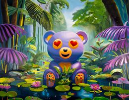 Painting, Plastic jungle, Mar Muñiz