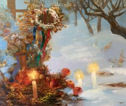 Painting, Christmas, Anatoly Tarabanov