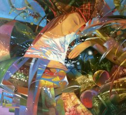 Painting, Morning dew, Anatoly Tarabanov