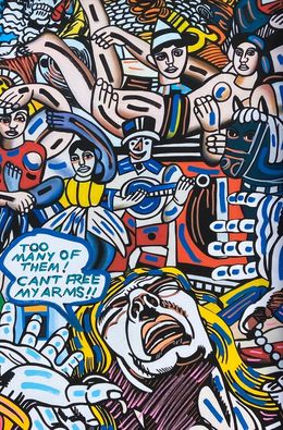 Gemälde, Hommage a Fernand Leger, Erró