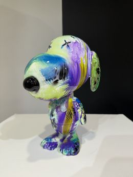 Sculpture, Snoopy Hippie Green, Xavier Wttrwulghe