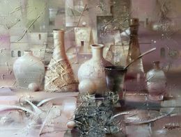 Painting, White still life, Anatoly Tarabanov