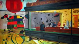 Peinture, Hommage NTHK MIRO, Gully
