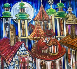 Peinture, Under The Silver Moon Of Prague, Kirill Postovit