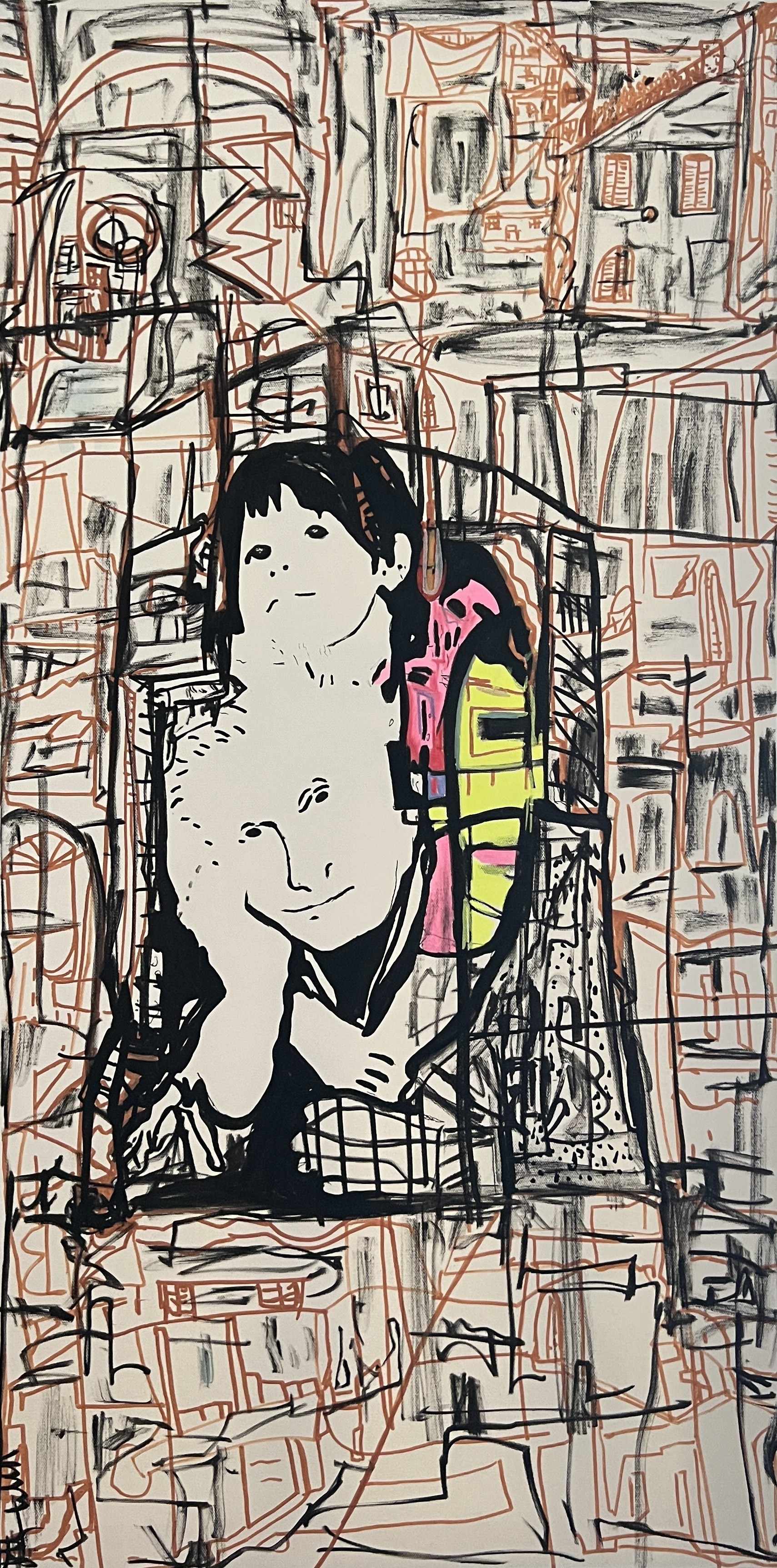 Muriel Deumie, La petite fille et son grand pére Muriel Deumie, La petite fille et son grand pére