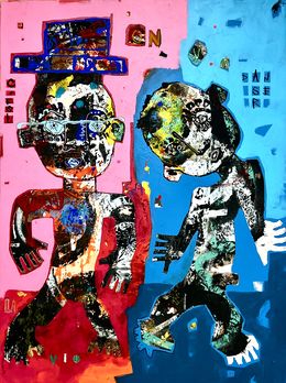 Gemälde, On va danser, c'est la vie., Christian Dugardeyn
