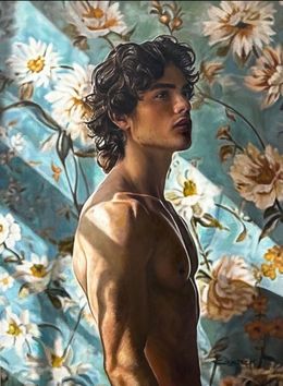 Peinture, Sin flower, Kasper Grzegorz Kasperek