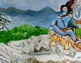 Gemälde, Gangavataran, Anand Manchiraju
