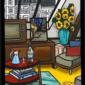 Painting, Le verre d'absinthe, Fred Alione