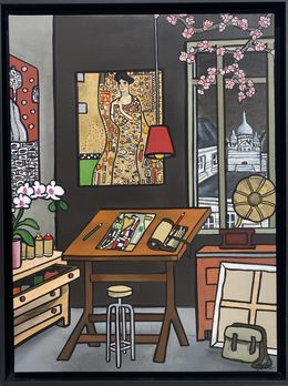 Painting, Un air de Klimt, Fred Alione