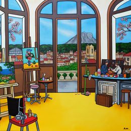 Painting, Une vue inspirante, Fred Alione