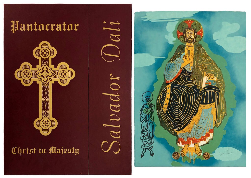 Salvador Dali, Pantocrator - Christ In His Majesty (Tarot 3 of Coins) Salvador Dali, Pantocrator - Christ In His Majesty (Tarot 3 of Coins)