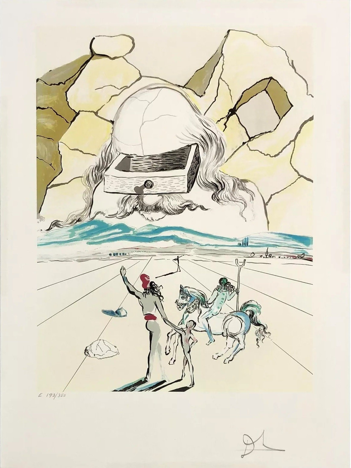 Salvador Dali, The Path to Wisdom (The Banker) Salvador Dali, The Path to Wisdom (The Banker)