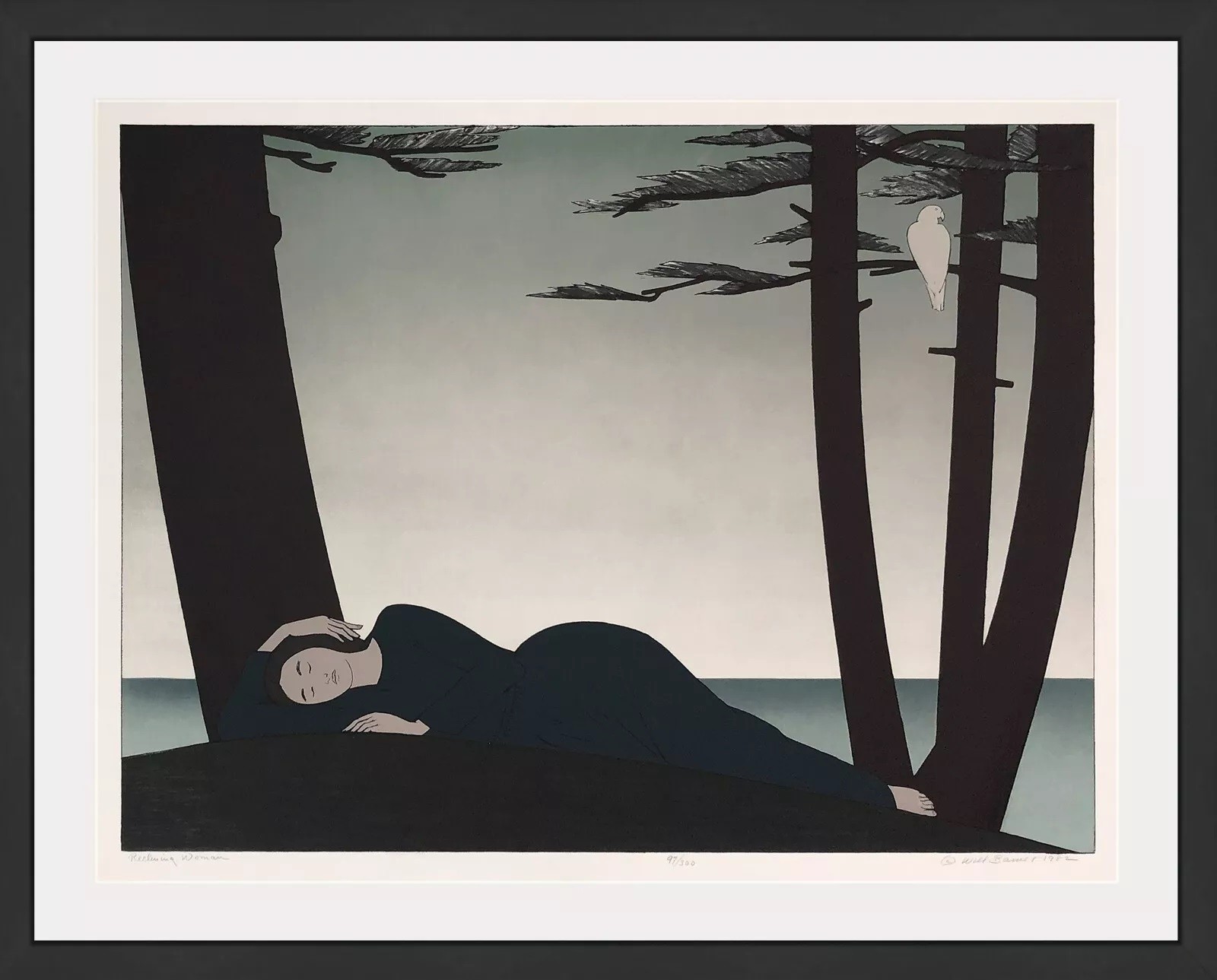 Will Barnet, Reclining Woman Will Barnet, Reclining Woman