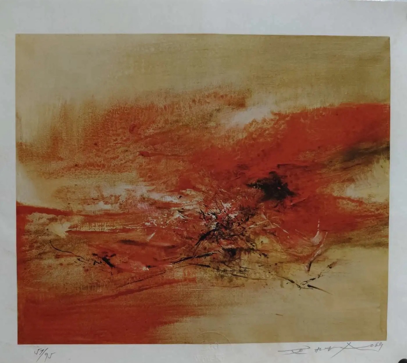 Zao Wou-Ki, Sans titre Zao Wou-Ki, Sans titre