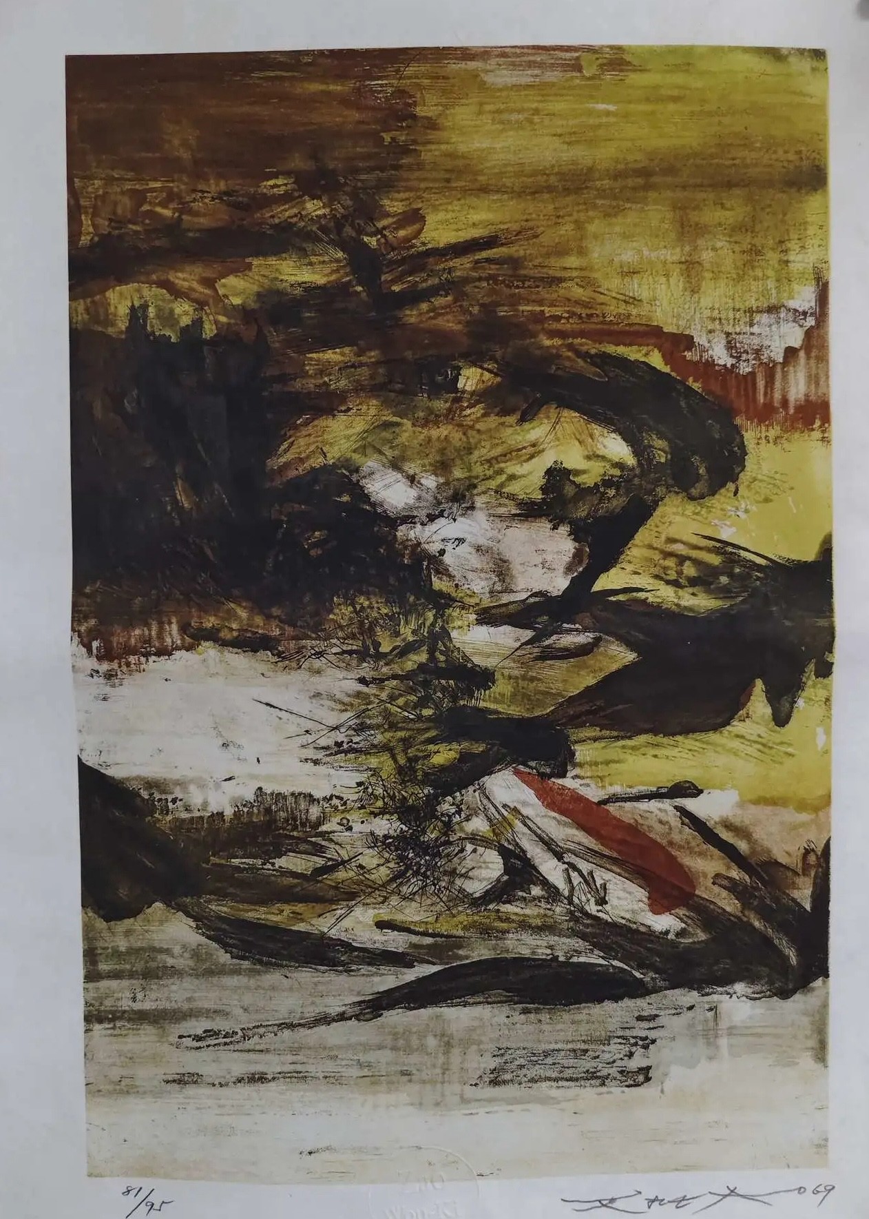 Zao Wou-Ki, Sans titre Zao Wou-Ki, Sans titre
