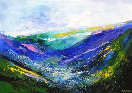 Painting, Happy wave, Pol Ledent
