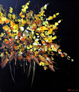 Painting, Autumnal still life, Pol Ledent