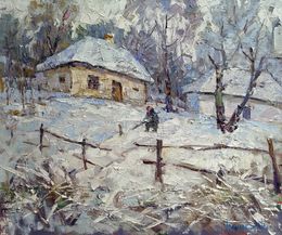 Gemälde, It snowed, Ivanyuk Oleksiy