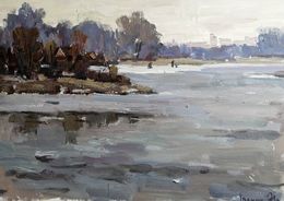 Gemälde, Dnieper embankment, Ivanyuk Oleksiy