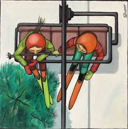 Painting, Remontée, Perrine Vilmot