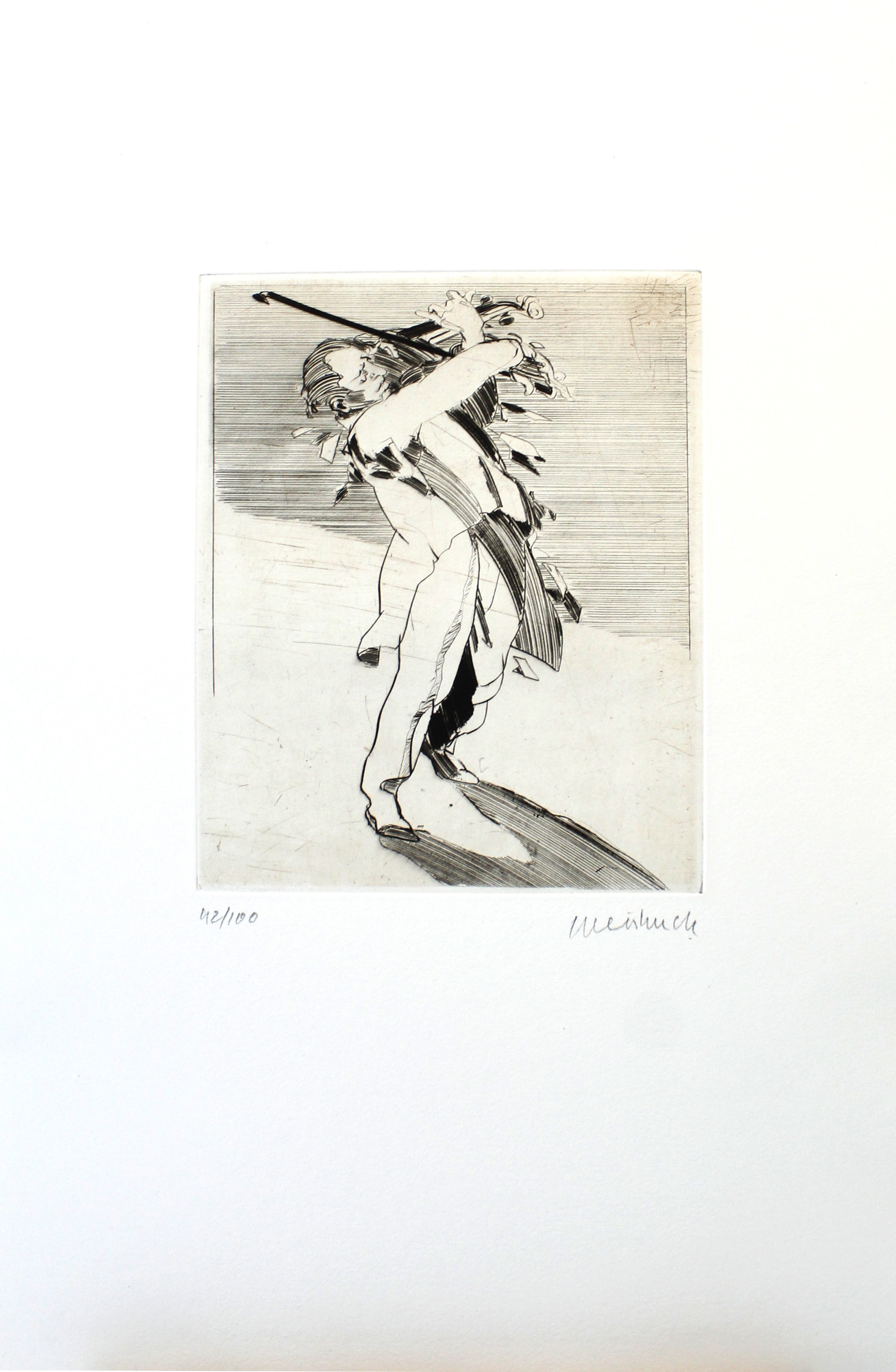 Claude Weisbuch, Legato, gravure originale Claude Weisbuch, Legato, gravure originale