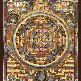 Painting, Wheel of life, Shanker Raj Bhatta