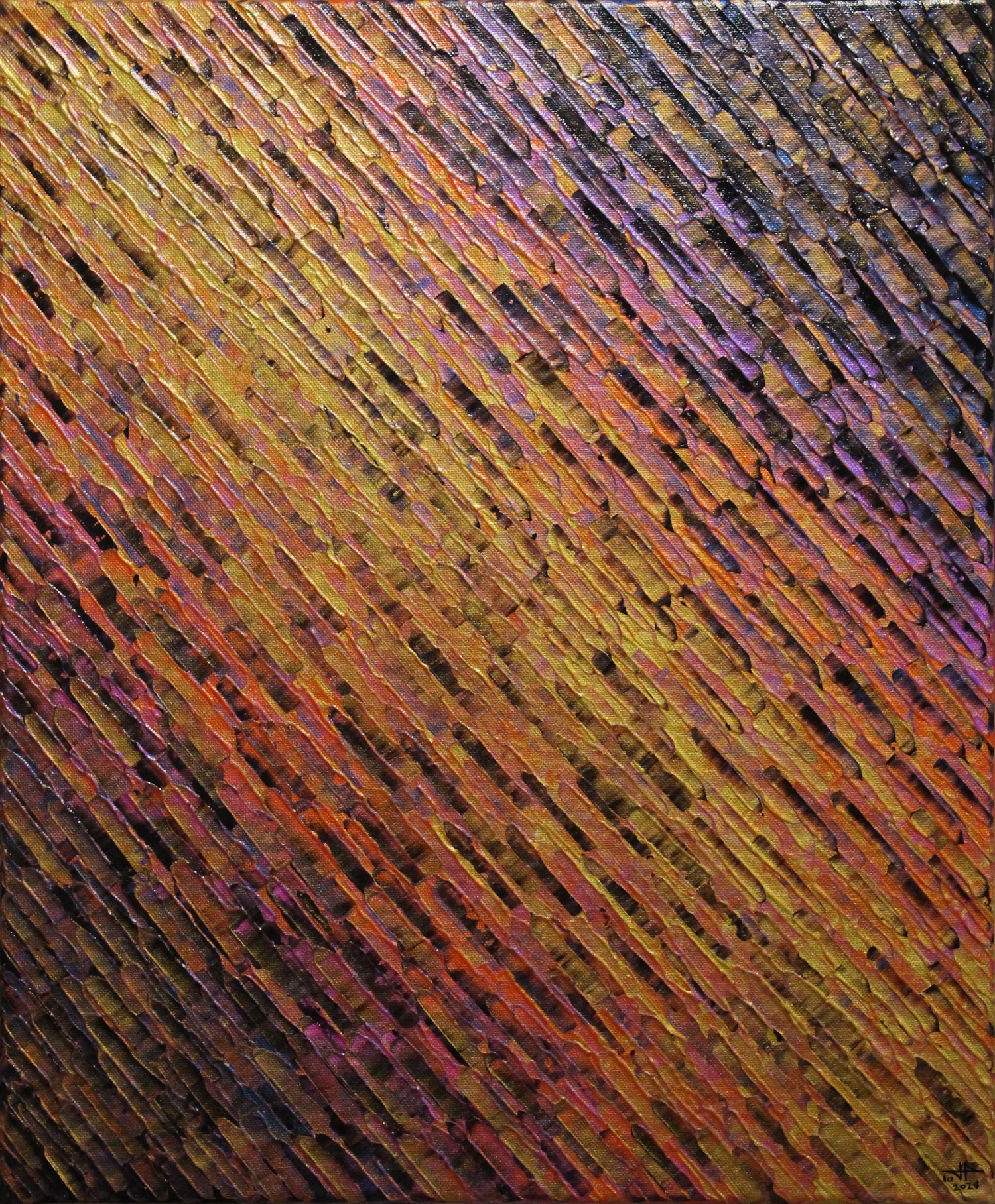 Jonathan Pradillon, Diagonale or orange rose Jonathan Pradillon, Diagonale or orange rose