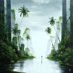 Gemälde, Métamorphose végétale, Maurizio Galloro