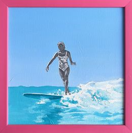 Painting, Surfing Elegance: Action, Alexandra Beshko