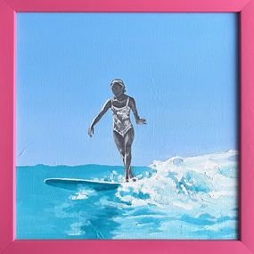 Gemälde, Surfing Elegance: Action, Alexandra Beshko