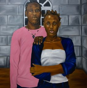 Gemälde, We Belong Together, Franklin Ndibam