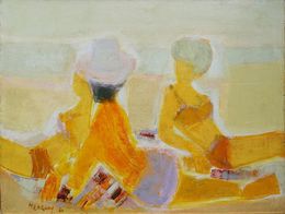 Painting, Bain de soleil, Frédéric Menguy