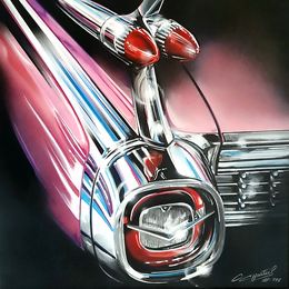Gemälde, N° 116 - Cadillac eldorado 1959, Christophe Chartrel