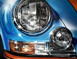 Gemälde, N° 118 - Porsche 911 2.7 RS, Christophe Chartrel