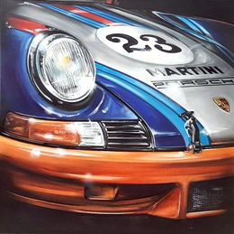 Gemälde, N°126 - Porsche 911 Martini #23, Christophe Chartrel