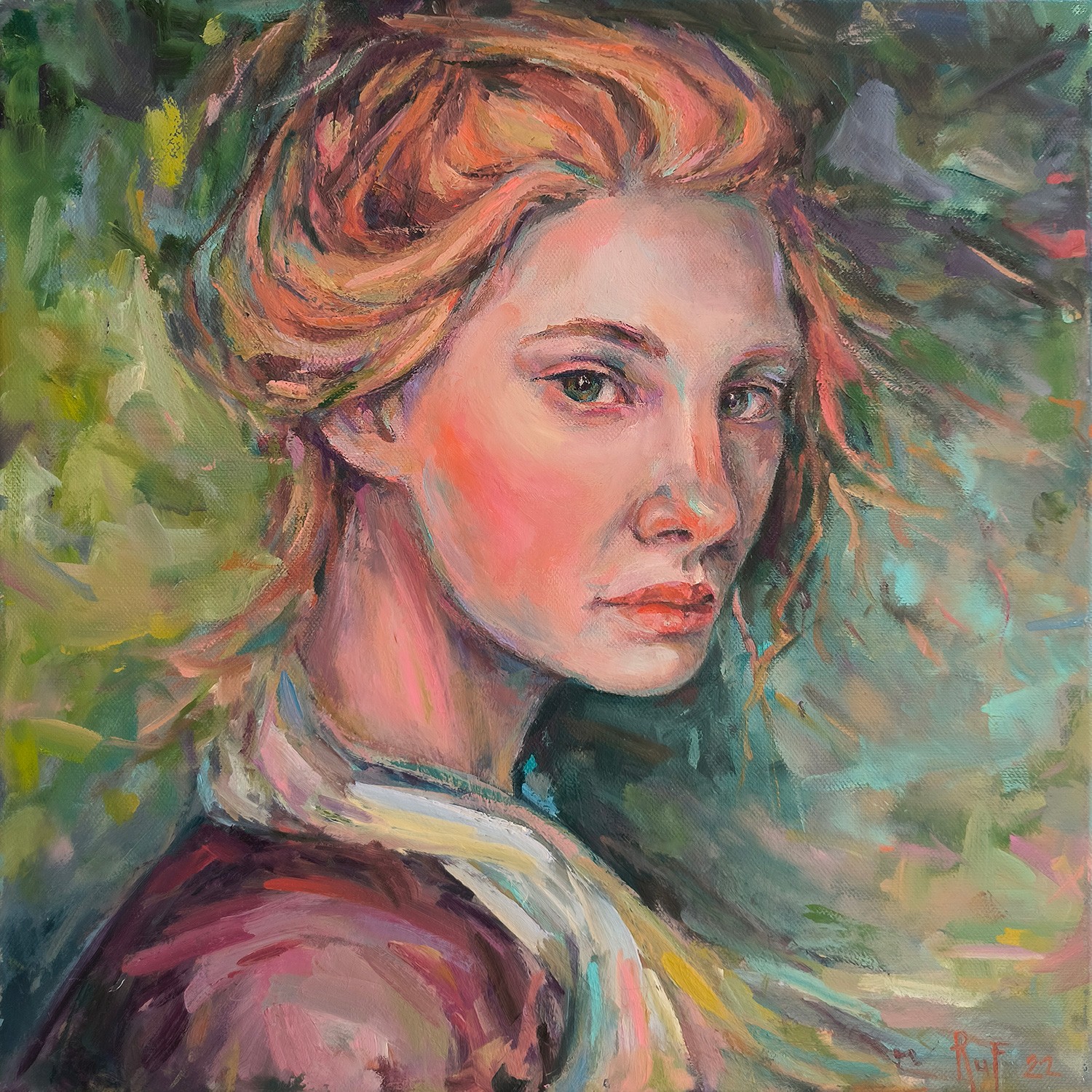 Julia Ruf, Woman portrait. Whisper of Spring Julia Ruf, Woman portrait. Whisper of Spring